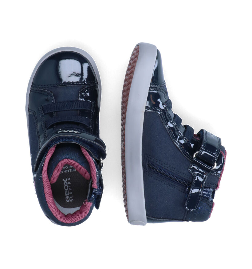 Geox Gisli Blauwe Babyschoentjes in kunstleer (312548)