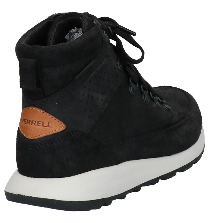 Merrell Ashford Chaussures de randonnée en Noir en daim (259397)