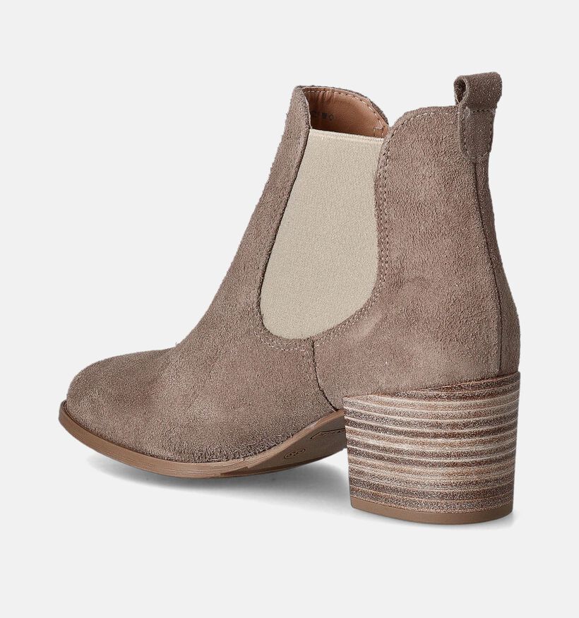 Tamaris Taupe Enkellaarsjes voor dames (357656)