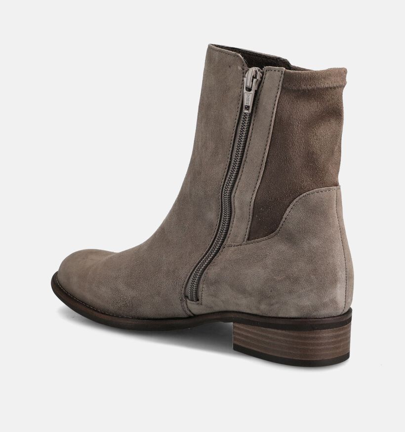 Gabor Boots en Taupe pour femmes (380074) - pour semelles orthop&eacute;diques