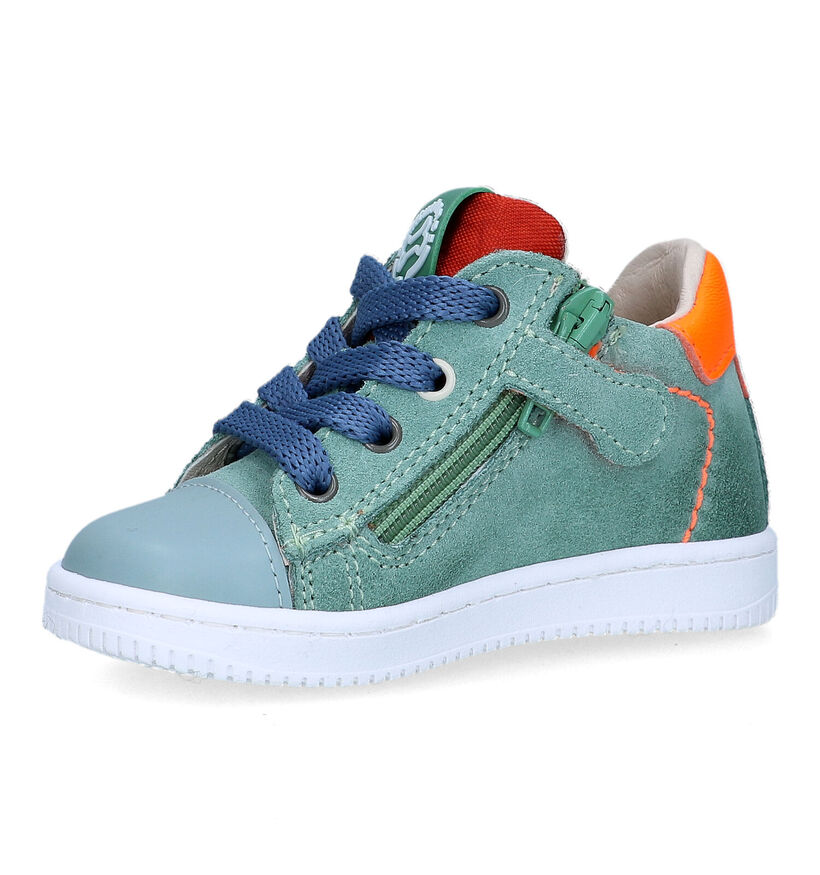 STONES and BONES Nepo Groene Babyschoenen voor jongens (329447) - geschikt voor steunzolen