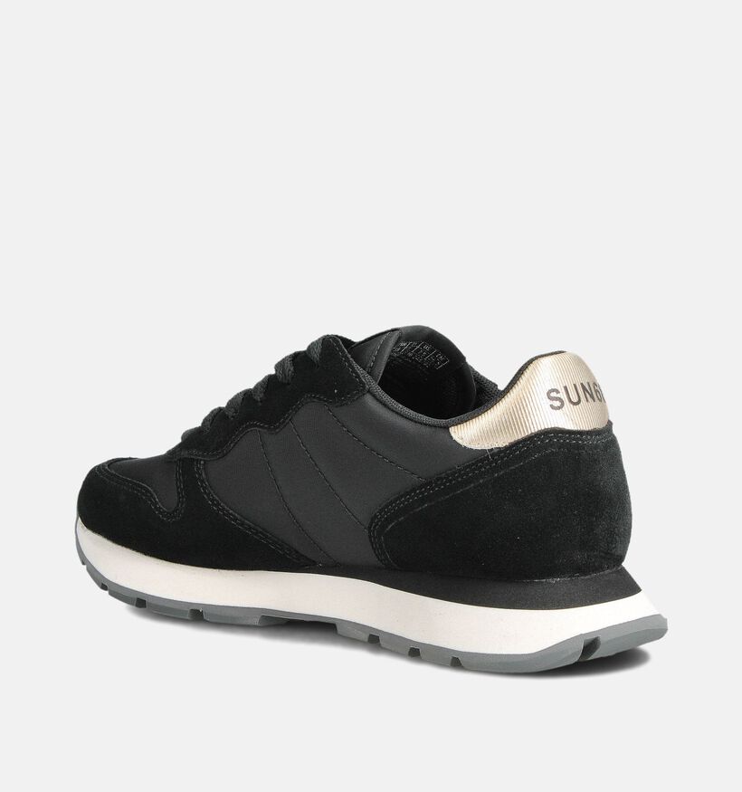 Sun68 Ally Gold Zwarte Sneakers voor dames (361897) - geschikt voor steunzolen