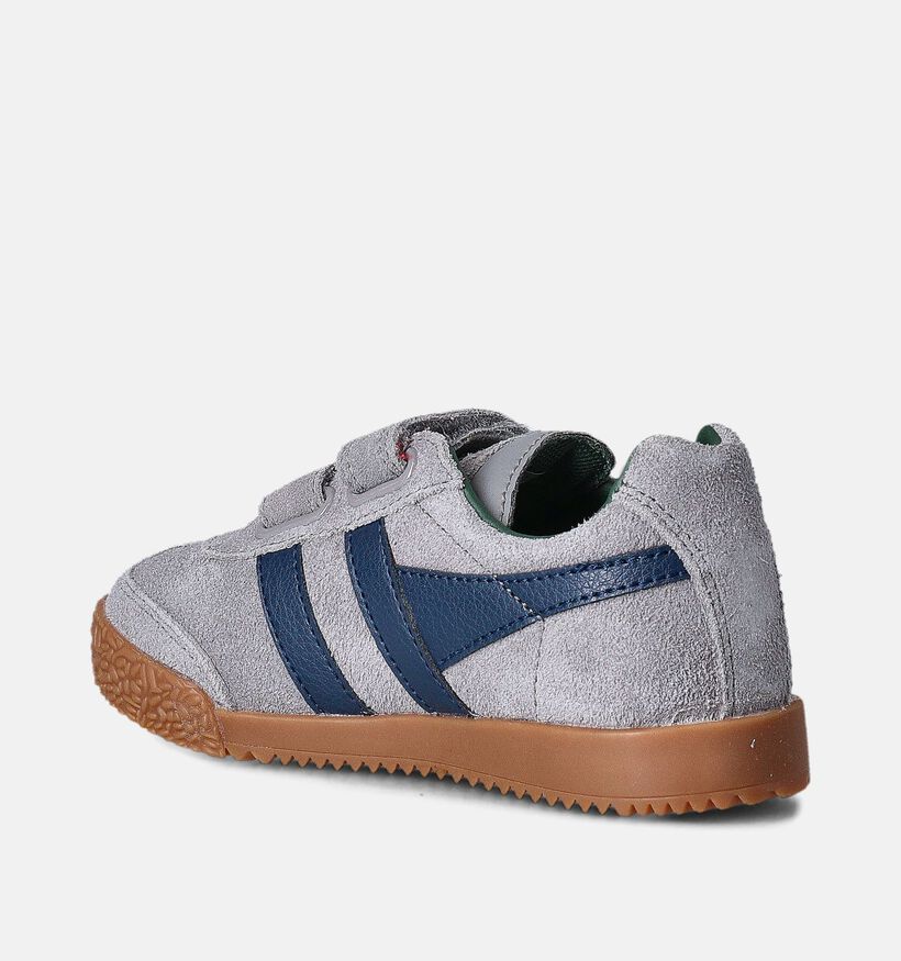 Gola Harrier Strap Grijze Velcroschoenen voor jongens, meisjes (362408)