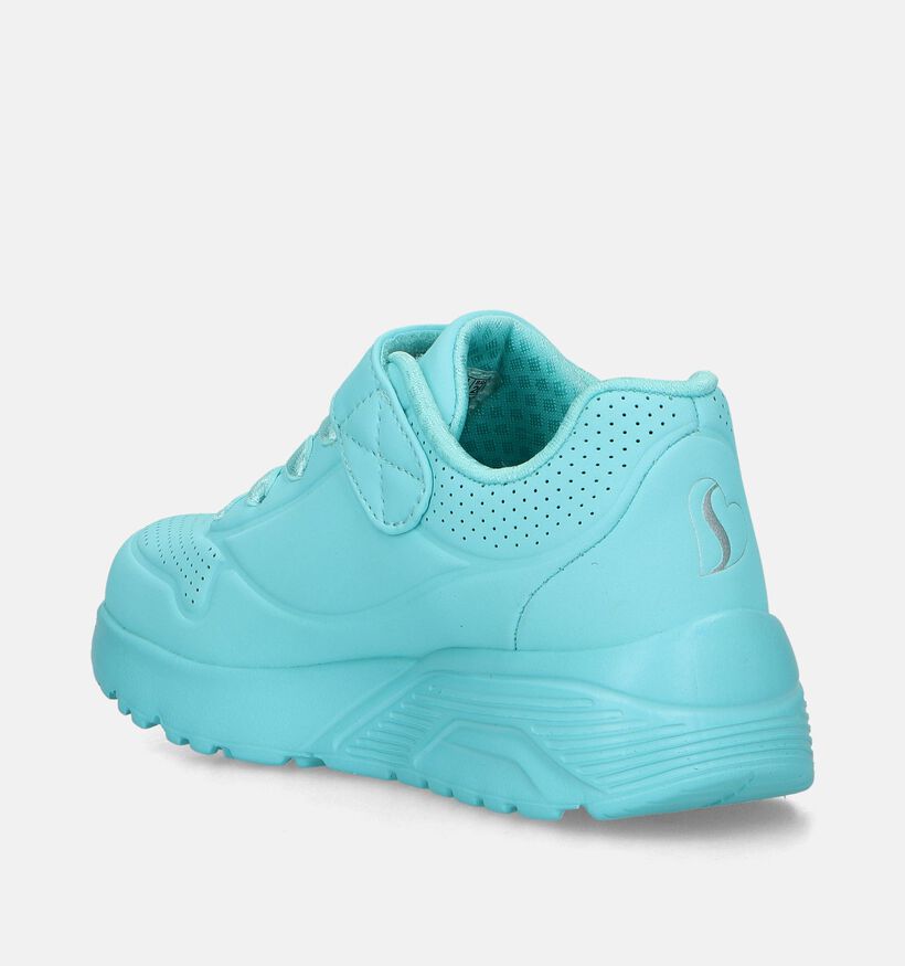 Skechers Uno Lite Turquoise Sneakers voor meisjes (335712)