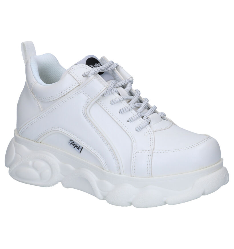 Witte Lage Sneakers Buffalo Corin in kunstleer (240459)