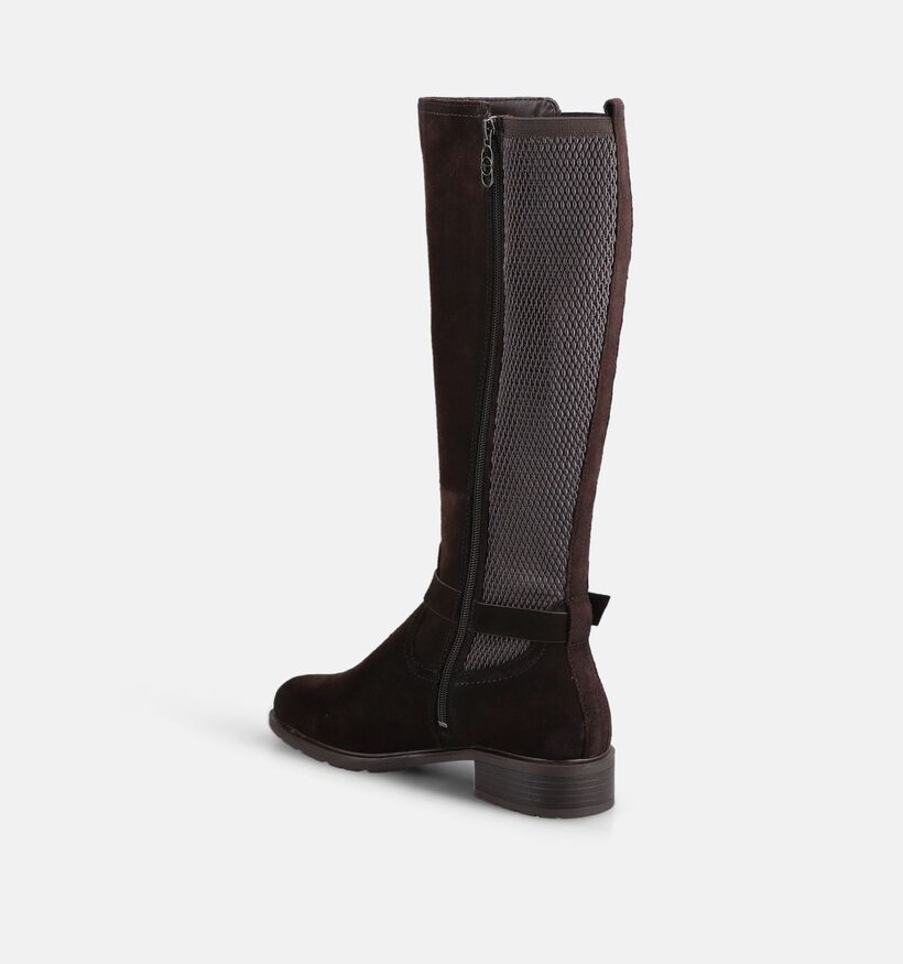 Tamaris Bottes hautes en Brun fonc&eacute; pour femmes (378959)