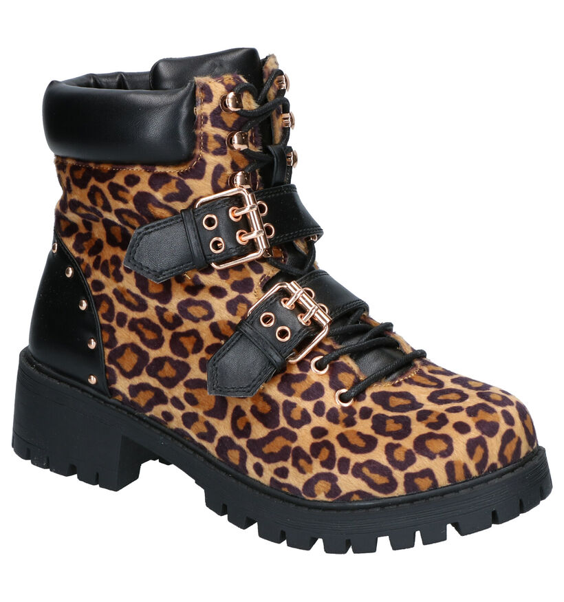 Vero Moda Vmluisa Bottines en Marron en simili cuir (256056)