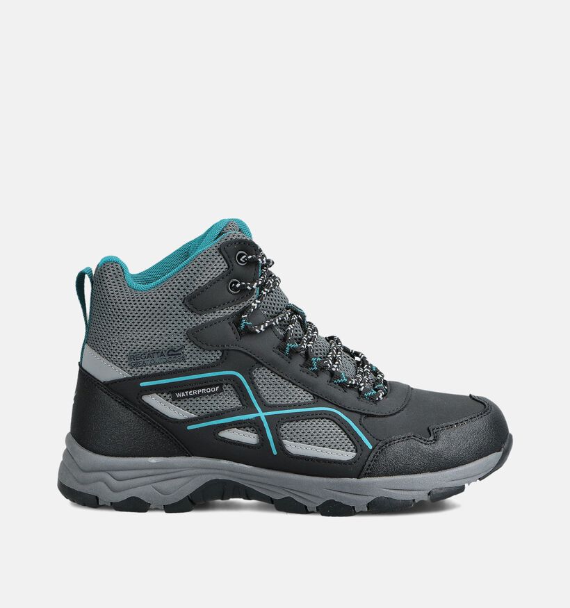 Regatta Lady Vendeavour Chaussures de randonnée en Noir/Gris pour femmes (362152) - pour semelles orthopédiques