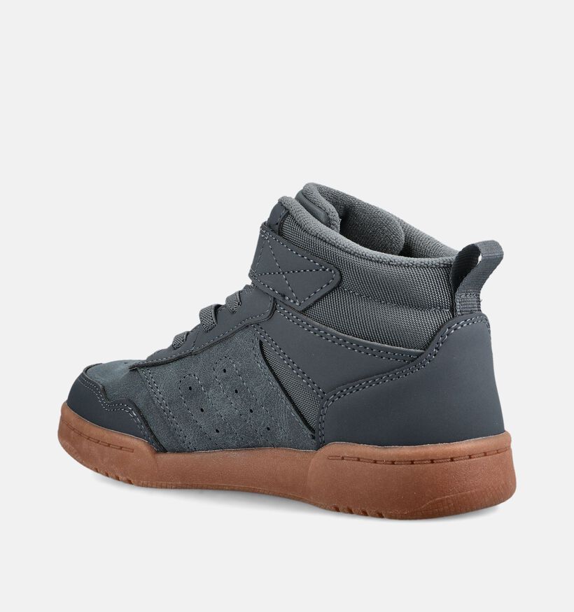 Skechers Quick Street Baskets montantes en Gris fonc&eacute; pour filles, gar&ccedil;ons (376866)