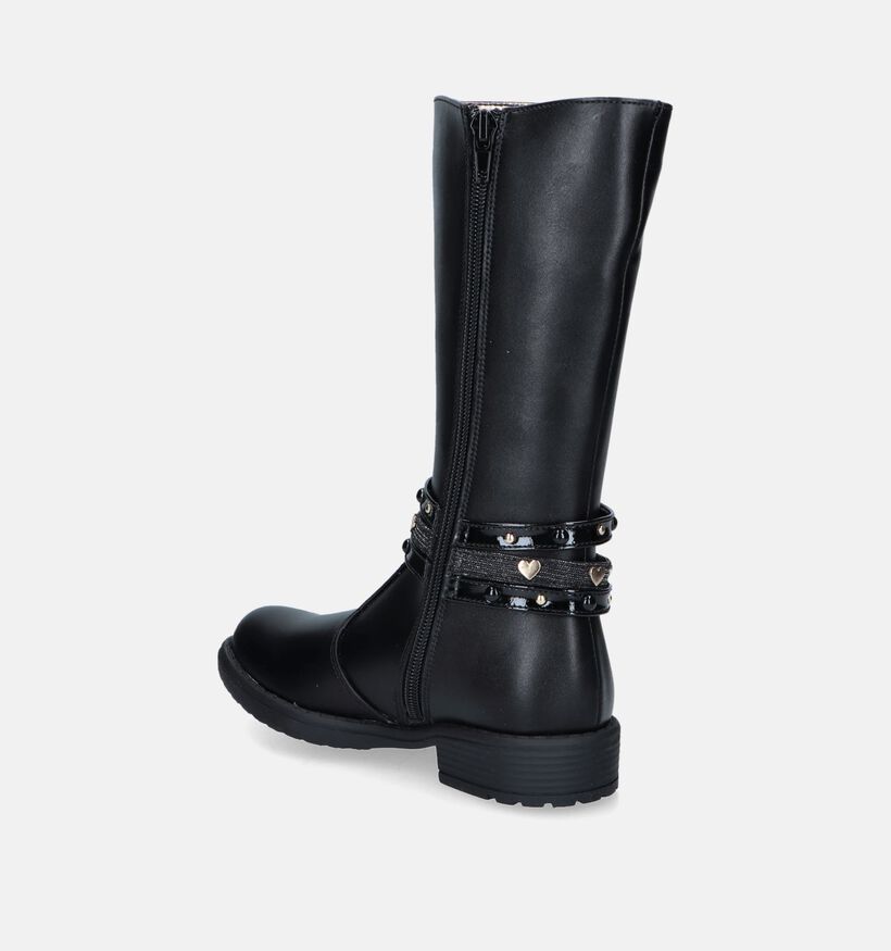 Asso Bottes hautes en Noir pour filles (346921)