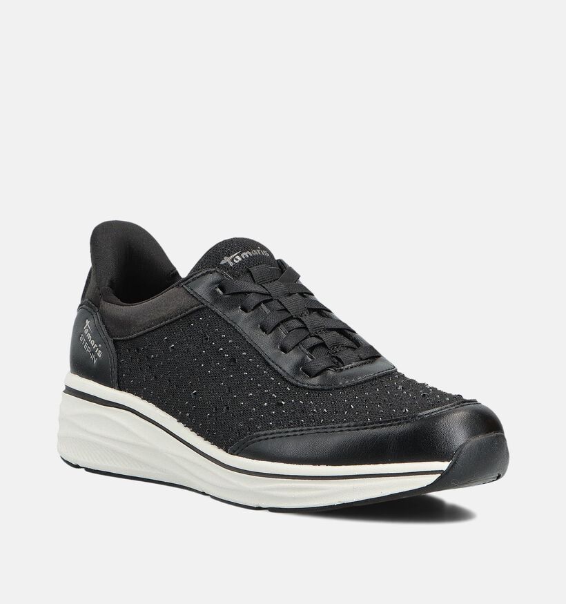 Tamaris Chaussures à lacets en Noir pour femmes (360622) - pour semelles orthopédiques