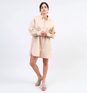 Pieces Leena Beige Lang Hemd voor dames (326815)