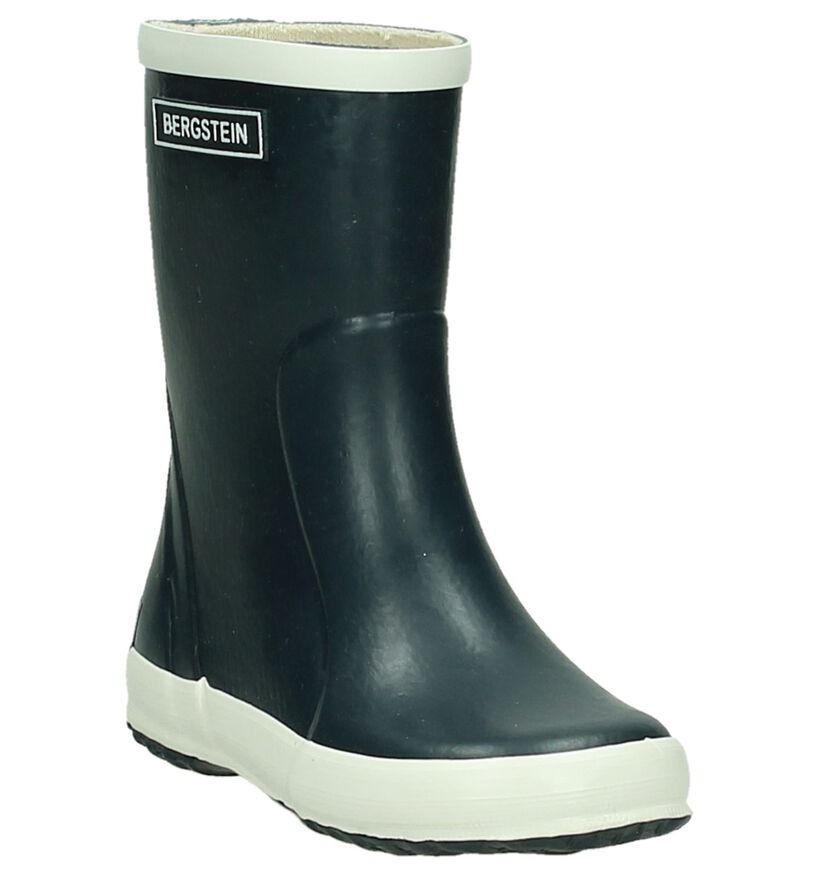 Bergstein Bottes de pluie en Bleu foncé pour filles, garçons (180422) - pour semelles orthopédiques