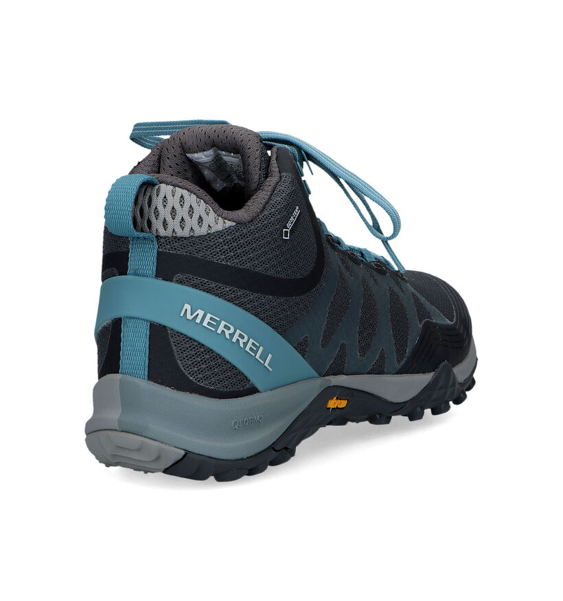 Merrell Siren 3 Mid GTX Blauwe Wandelschoenen voor dames (310221) - geschikt voor steunzolen