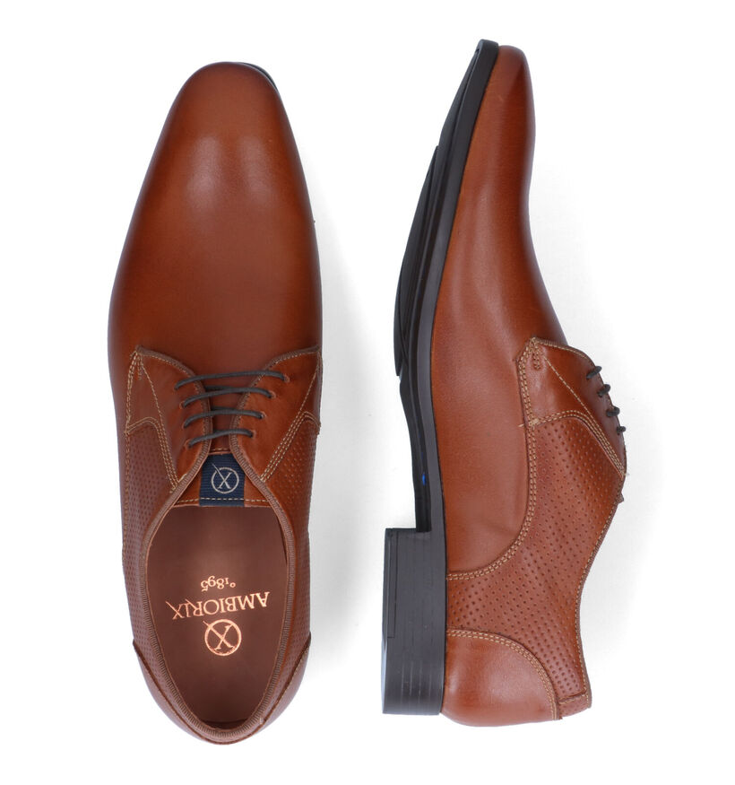 Ambiorix Indaco Cognac Veterschoenen voor heren (309587)