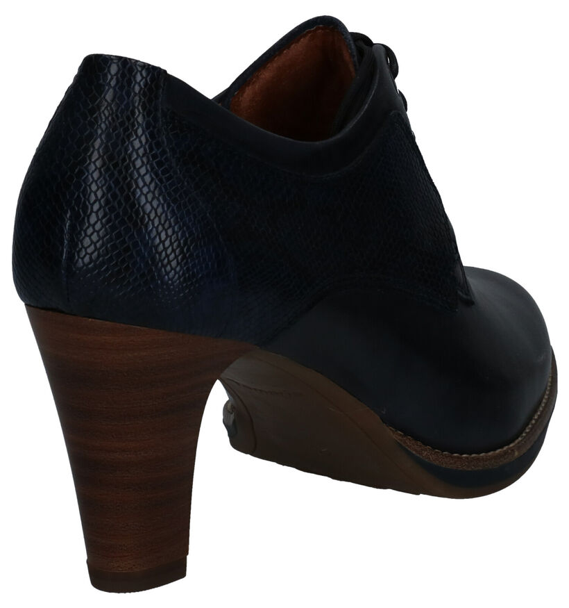 Tamaris Escarpins montants en Bleu foncé en cuir (270214)