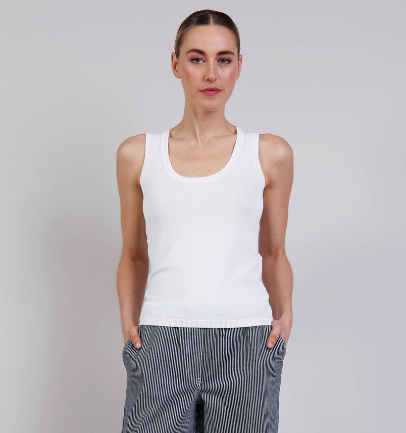 Vero Moda Sissel D&eacute;bardeur en Blanc pour femmes (369428)