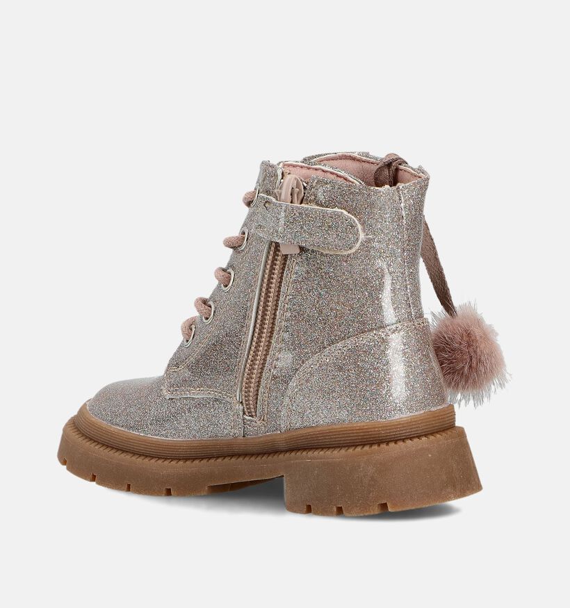 Milo & Mila Chaussures hautes en Argent pour filles (362973)