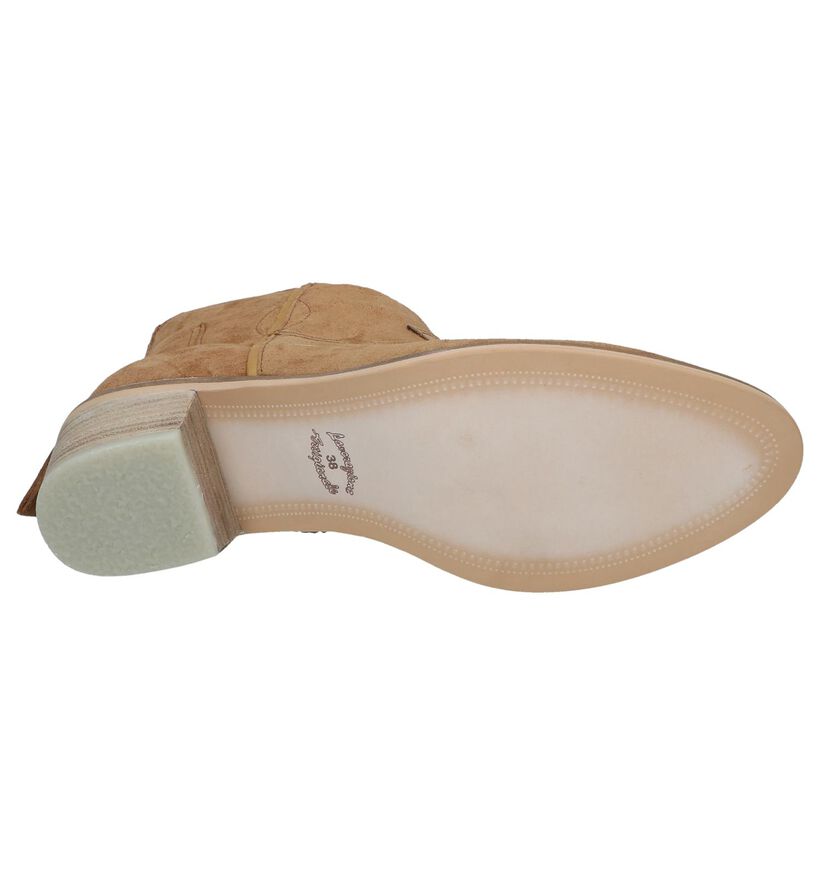 Cognac Western Enkellaarzen Alpe in daim (248821)