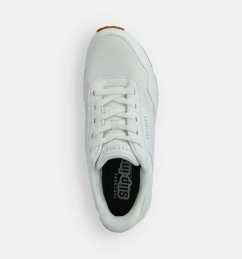 Skechers Uno Banksia Baskets en Blanc pour hommes (367479) - pour semelles orthopédiques