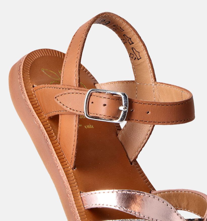 Pom d'Api Plagette Oto Cognac Sandalen voor meisjes (354610)