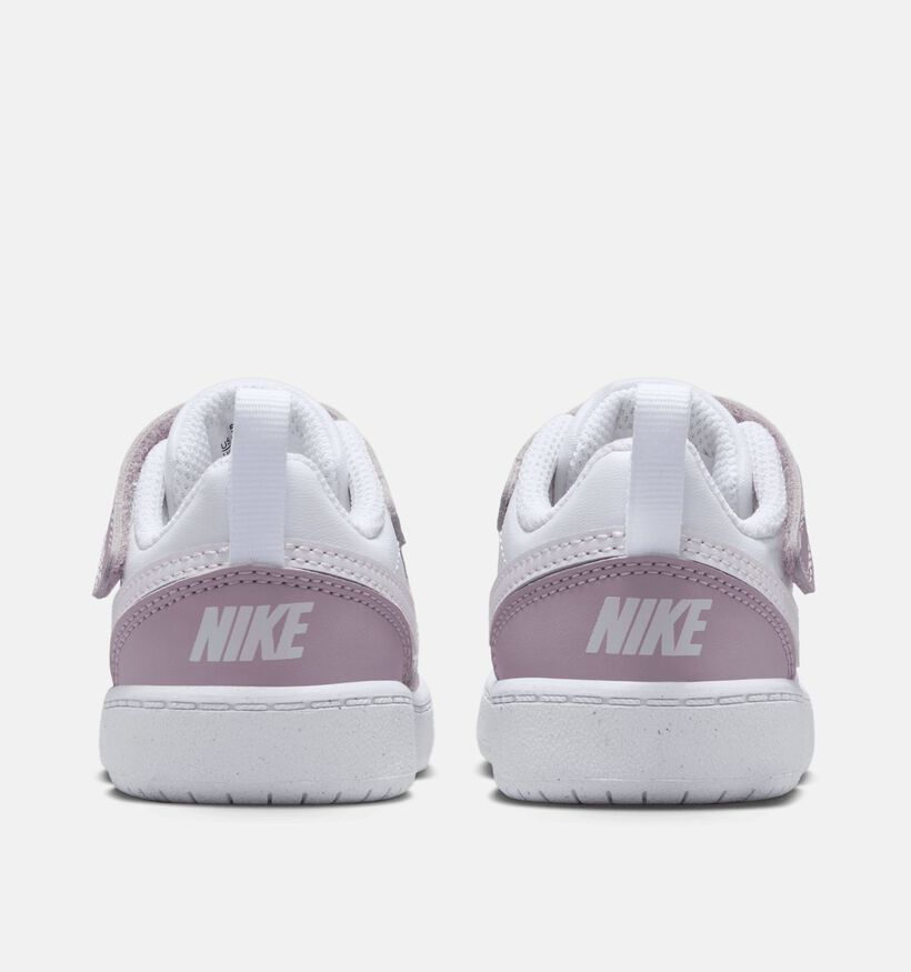 Nike Court Borough Low Paarse Sneakers voor meisjes (376156)