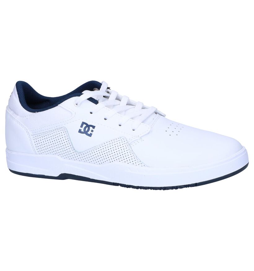 DC Shoes Barksdale Witte Sneakers in kunstleer (250821)