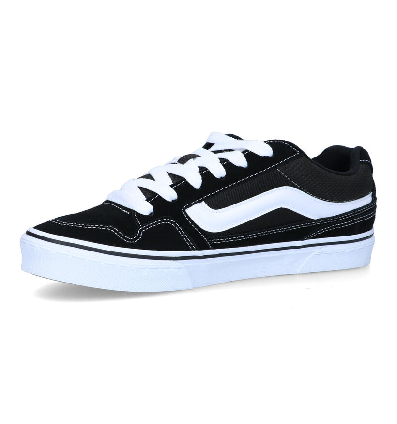 Vans Caldrone Baskets de skate en Noir pour hommes (328145)
