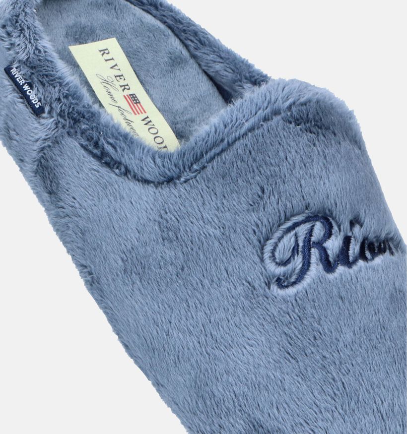 River Woods Isabel Pantoufles en Bleu pour femmes (347368)