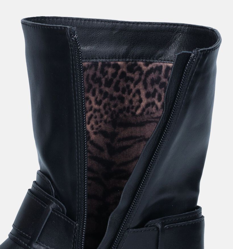 Posh by Poelman Zwarte Bikerboots voor dames (345499)