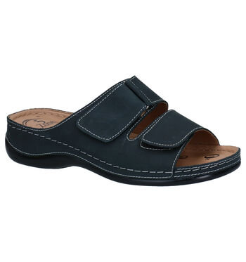 Nu-pieds compensées bleu