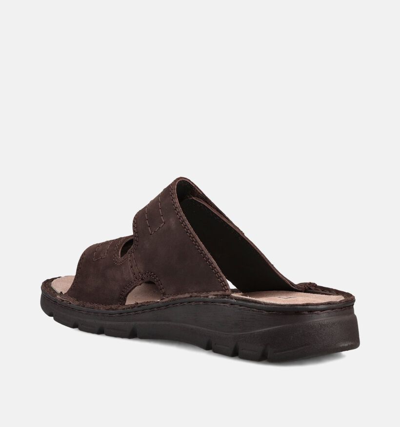 Rohde Donkerbruine Slippers voor heren (370989)