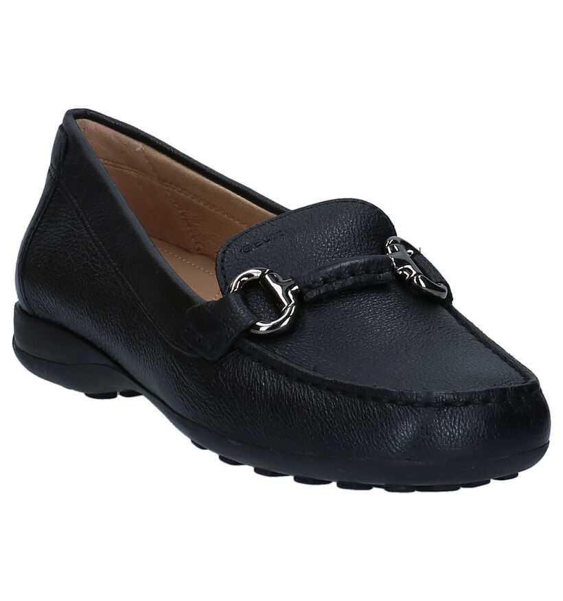 Geox Donna Mocassins en Noir en cuir (277057)
