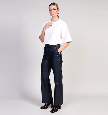 Geklede broek blauw L32 Minus Broeken Blauw