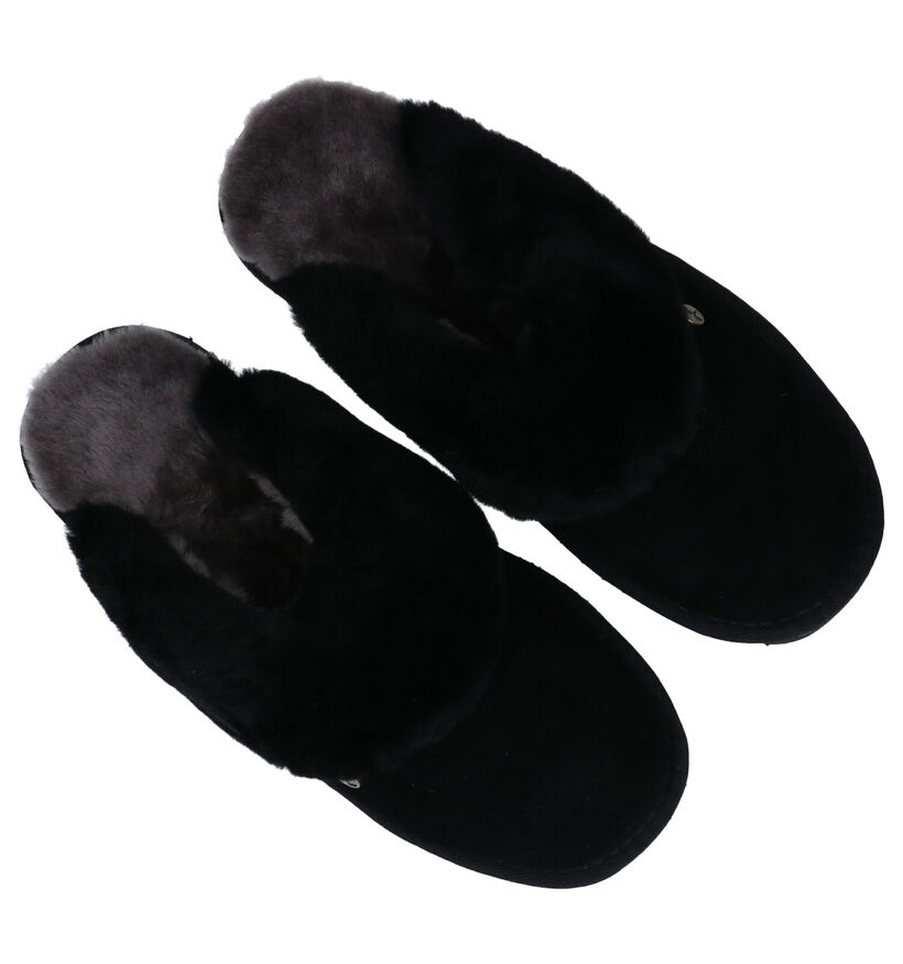 Warmbat Flurry Zwarte Pantoffels voor dames (315165)
