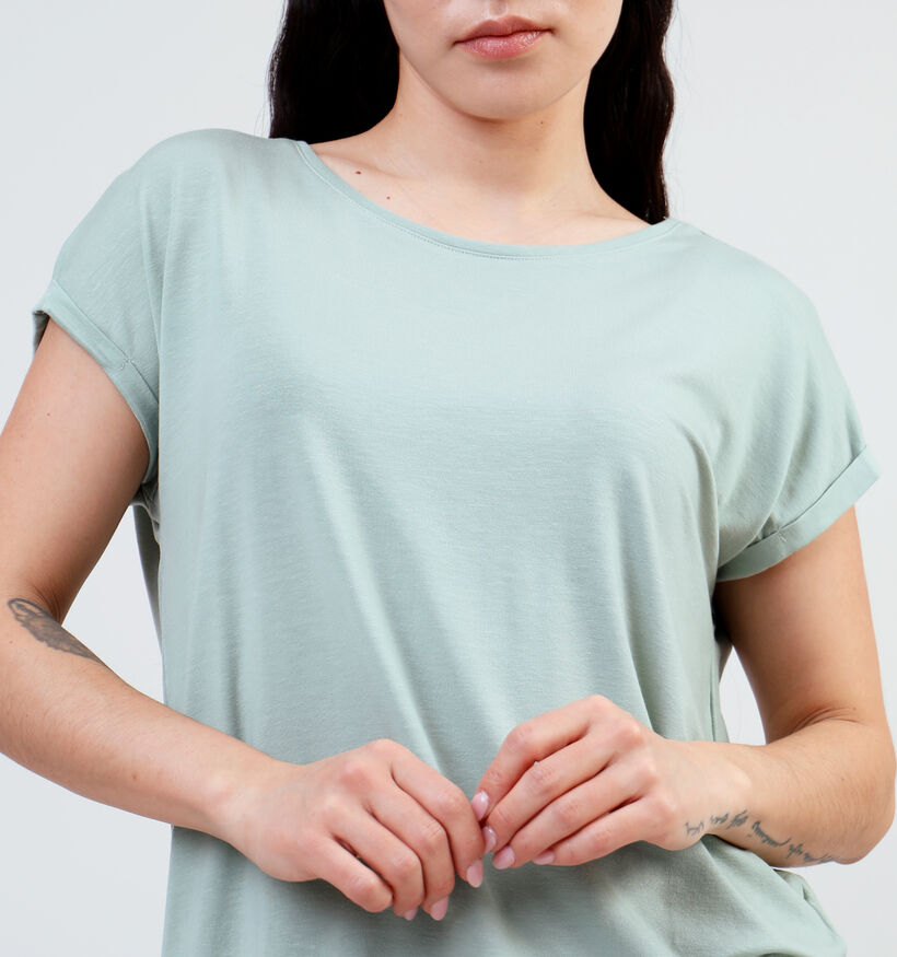 Vero Moda Ava Groen Basic T-shirt voor dames (337263)