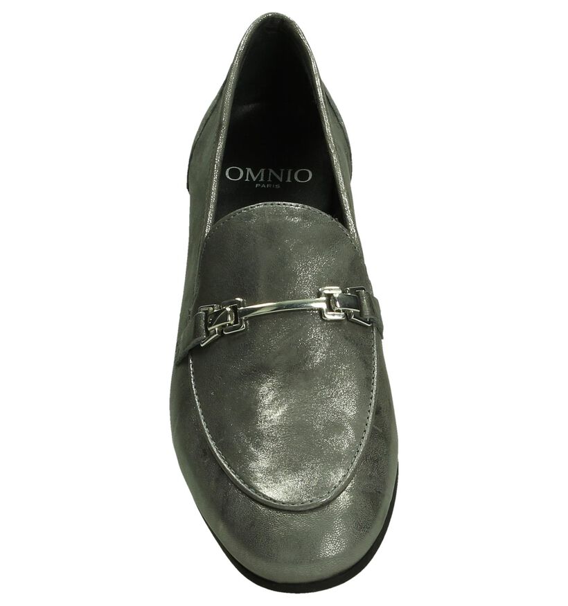 Omnio Loafers en Argent en nubuck (193023)