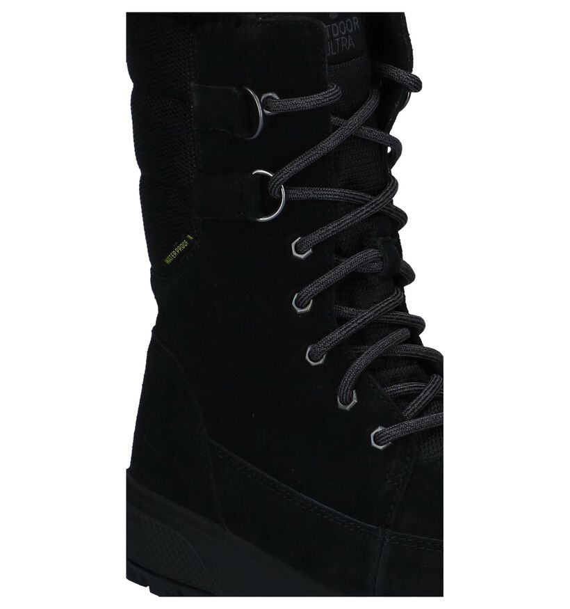 Skechers On-The-Go Bottes de neige en Noir en daim (225935)