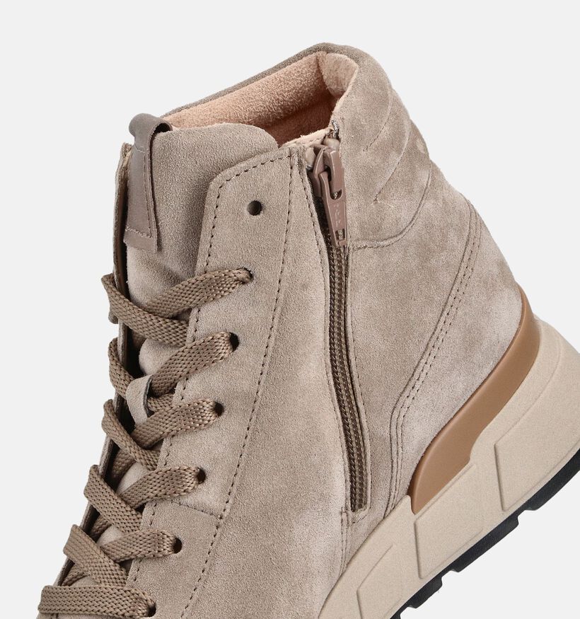 Gabor Baskets Hautes en Taupe pour femmes (363155) - pour semelles orthopédiques