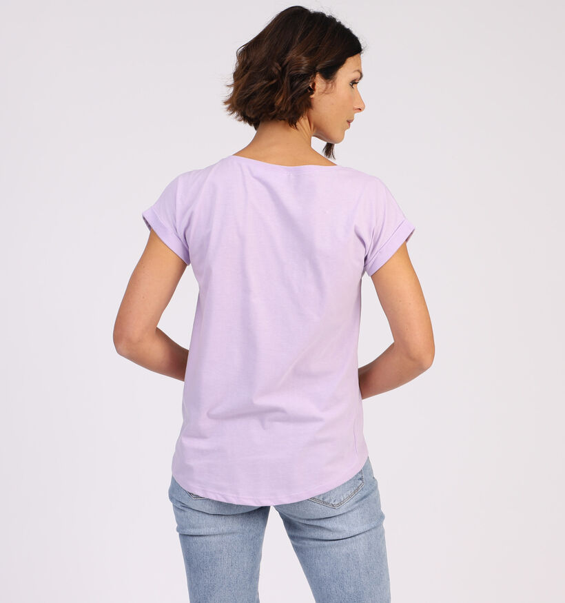 Vila Dreamers T-shirt en Fuchsia (311616)