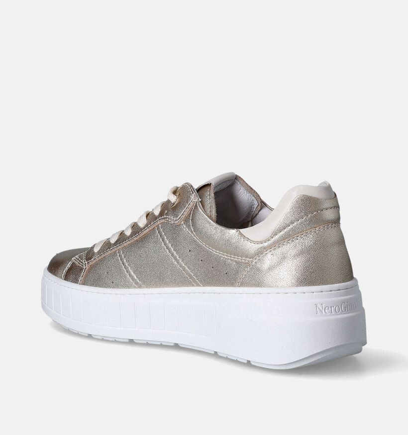 NeroGiardini Gouden Platform sneakers voor dames (351957) - geschikt voor steunzolen