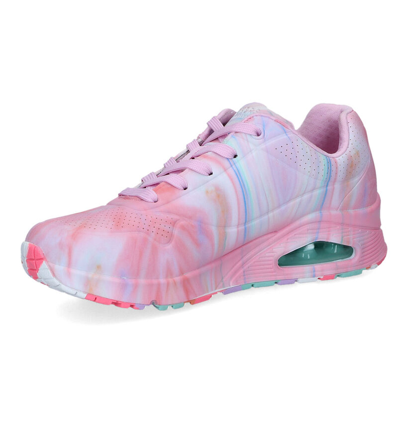 Skechers Uno Like Water Roze Sneakers voor dames (318182)