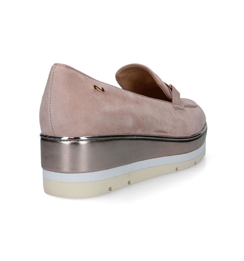 Nathan-Baume Beige Mocassins voor dames (324414)