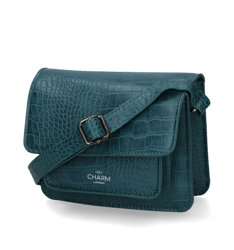 Charm London Groene Crossbody Tas voor dames (317394)