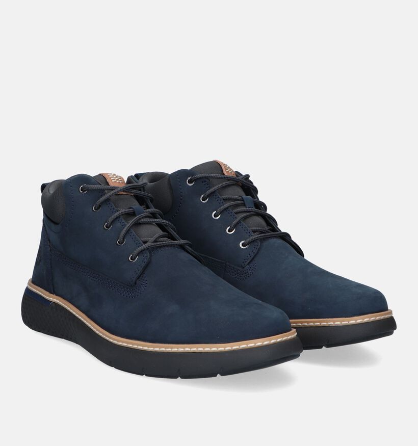 Timberland Cross Mark PT Chukka Bottines en Bleu pour hommes (330917)