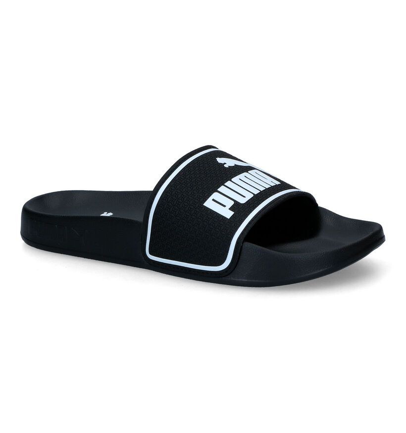Puma Leadcat 2.0 Zwarte Badslippers voor jongens, meisjes (350398)