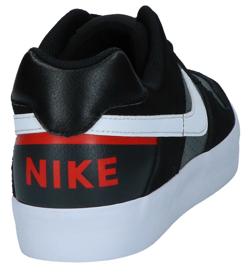 Zwarte Sneakers Nike SB Delta Force in kunstleer (234073)