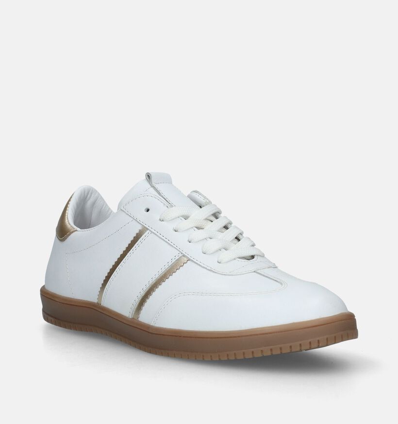 Signatur Witte sneakers voor dames (339525) - geschikt voor steunzolen
