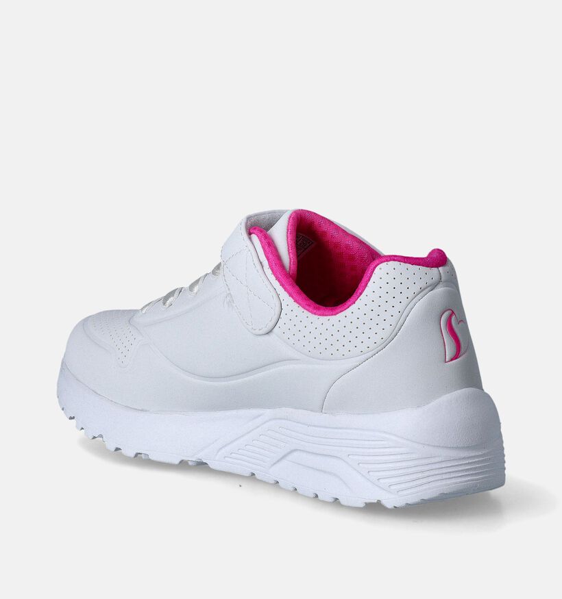 Skechers Uno Lite Baskets en Blanc pour filles (361578)