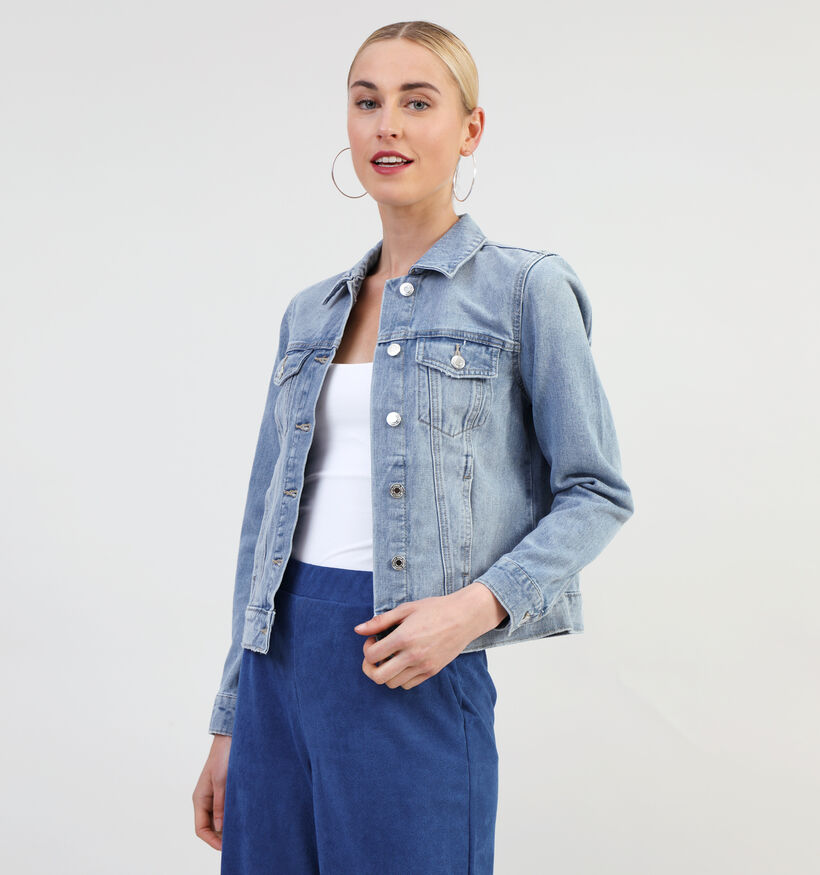 Vero Moda Zorica Veste en jeans en Bleu pour femmes (335371)